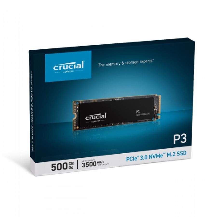 DISCO SÓLIDO SSD NVME M.2 500GB CRUCIAL CT500P3SSD8 (OUTLET)