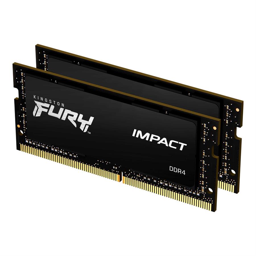 MEMORIA RAM FURY IMPACT 16GB 3200MHZ DDR4 SODIMM KINGSTON KF432S20IB/16