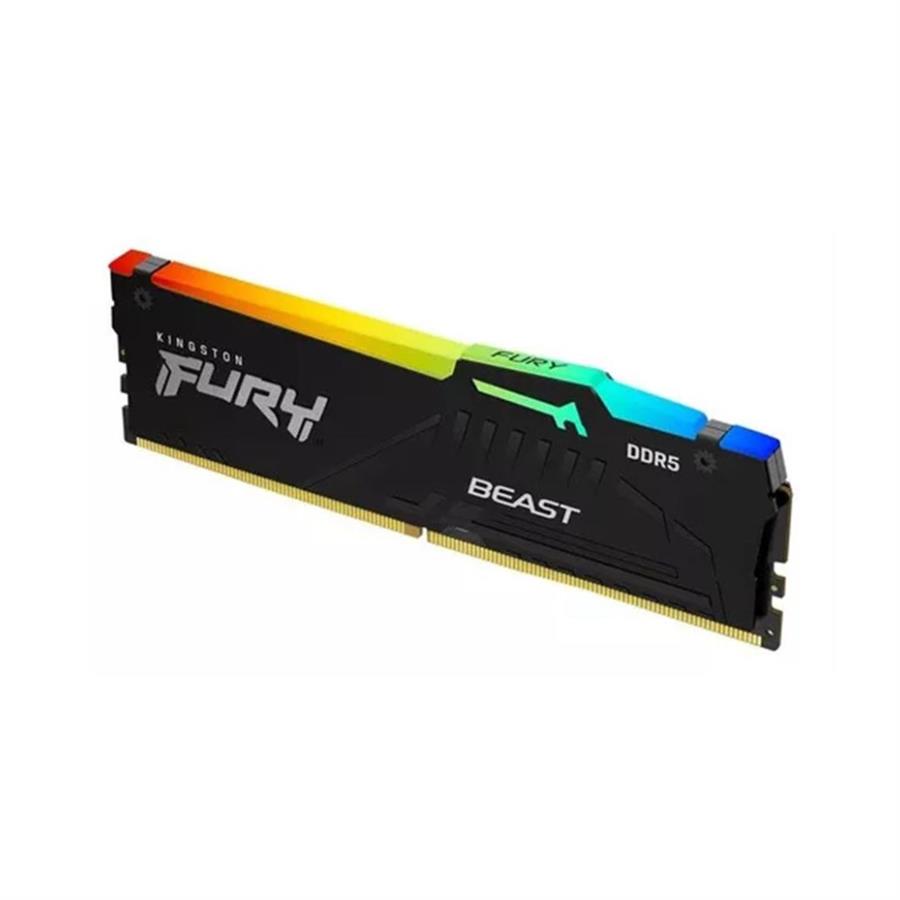 Memoria RAM 8GB 4800MHZ DDR5 FURY BEAST RGB KF548C38BBA-8 KINGSTON