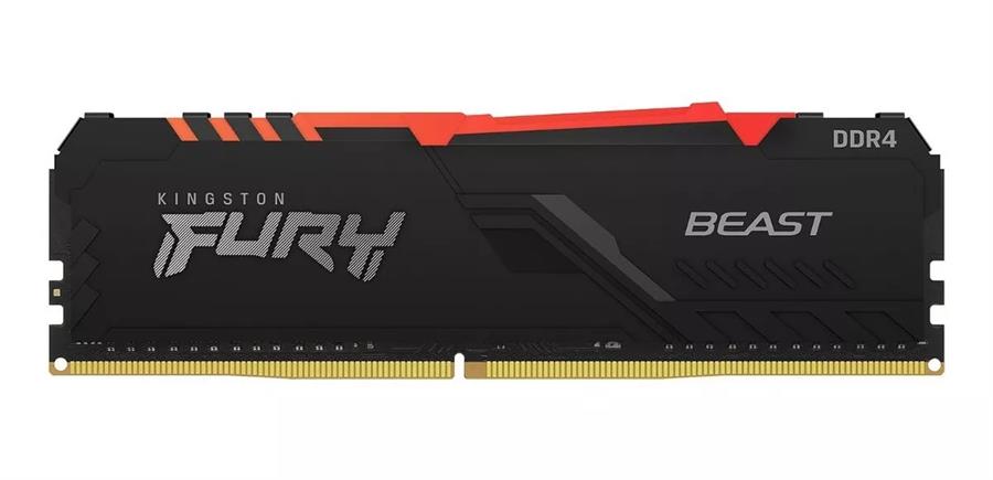 Memoria RAM Fury Beast DDR4 RGB 16GB KF432C16BBA/16 KINGSTON